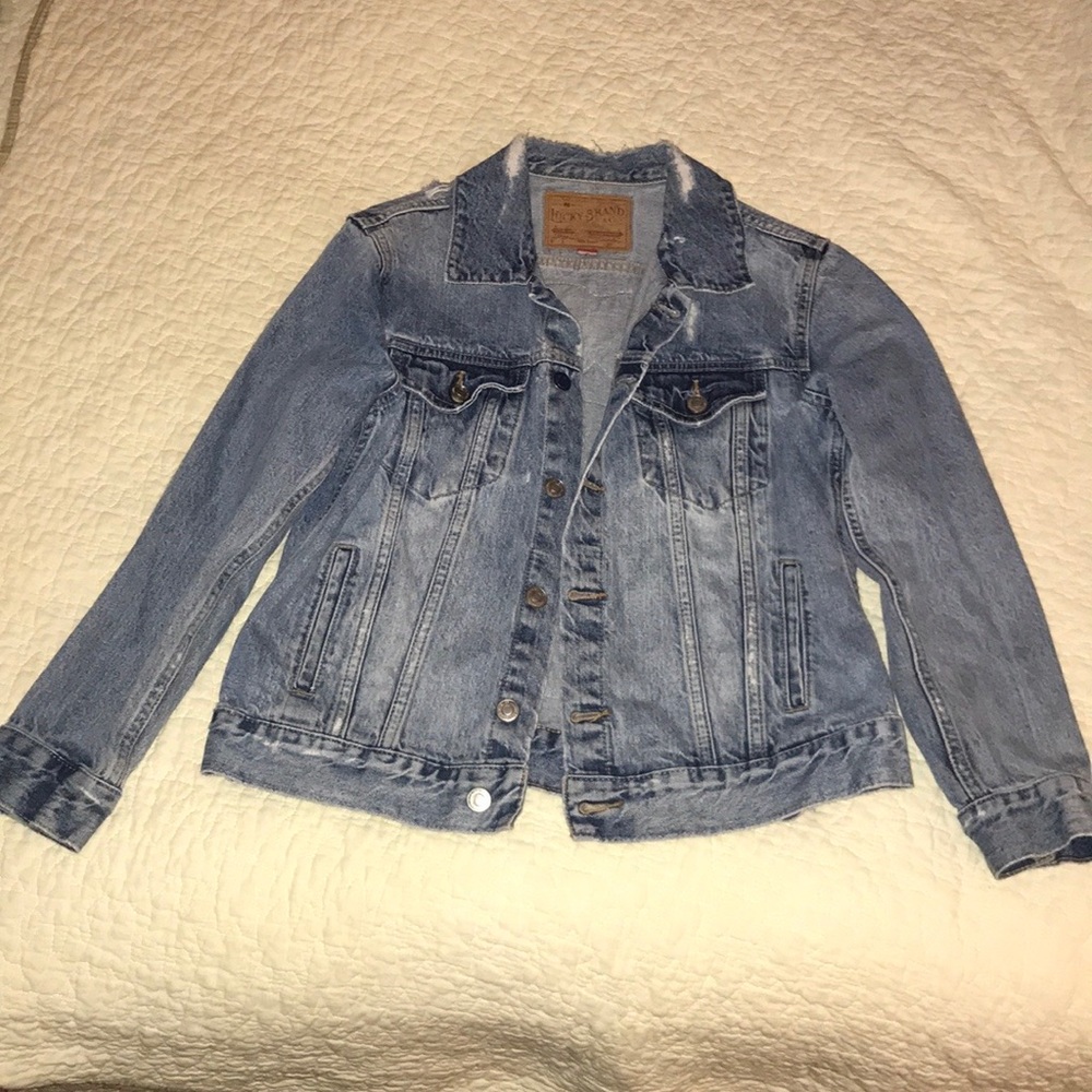 Lucky Brand Jeans The Tomboy Trucker Medium